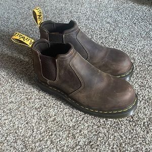 Brown Dr Martens mens 7 womens 8
